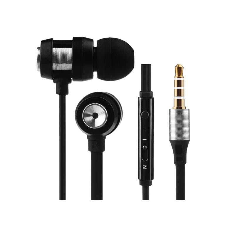 Volkano Alloy Series Earphones with Mic Silver VK-1007-SL(V1)