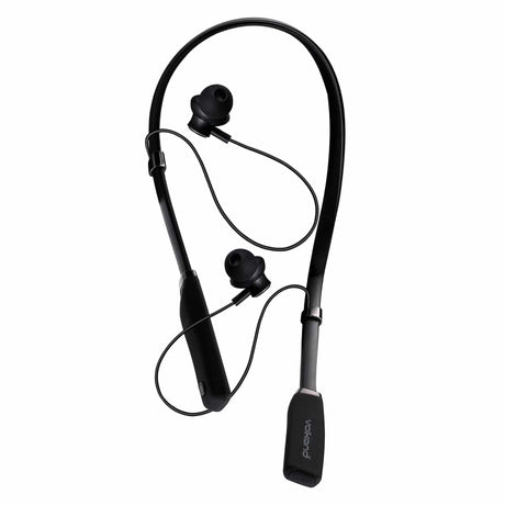 VolkanoX Asista Series N01 Voice-Assistant Bluetooth Earphones with Neckband Black VK-1102-N01-BK