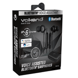 VolkanoX Asista Series E01 Voice-Assistant Bluetooth Earphones Black VK-1103-E01-BK