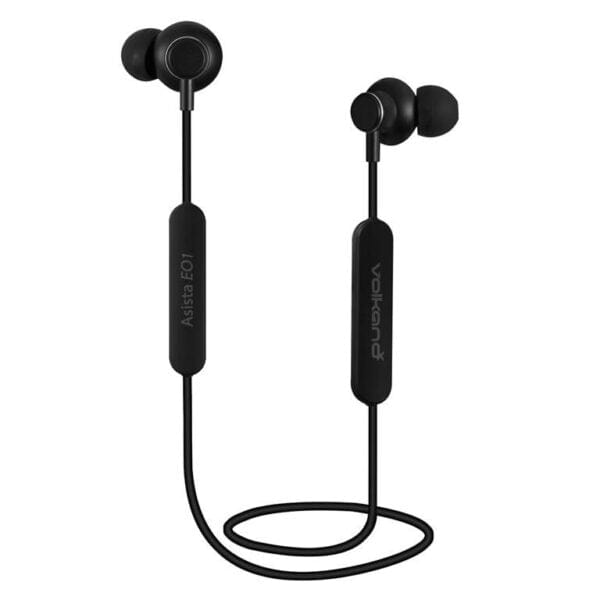 VolkanoX Asista Series E01 Voice-Assistant Bluetooth Earphones Black VK-1103-E01-BK