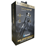 VolkanoX Resonance Series Dual Driver Wireless Bluetooth Earphones VK-1104-BK