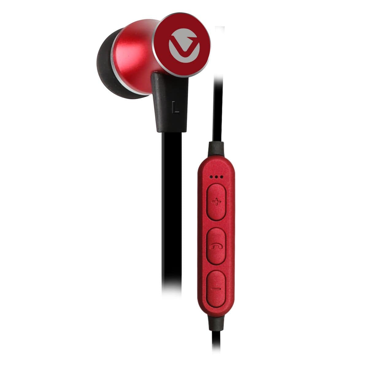 Volkano Chromium Bluetooth Earphones Red VK-1105-RD