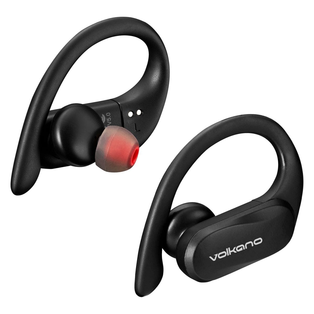 Volkano Sprint Series True Wireless Bluetooth Earbuds Black VK-1112-BK(V2)