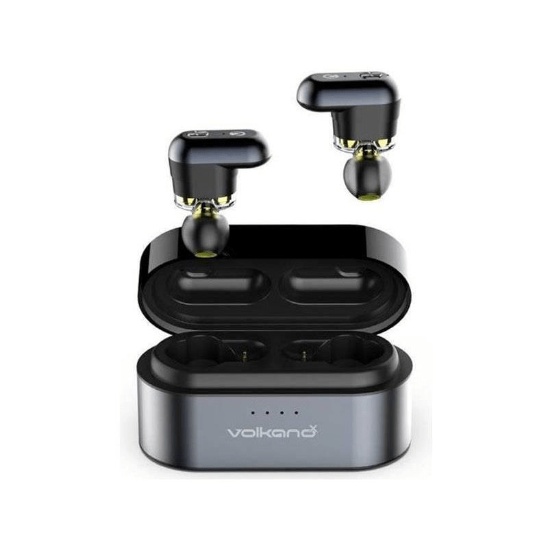 VolkanoX Resonance Unplugged Series Wireless Dual Driver Earphones Black VK-1114-BK(V1)