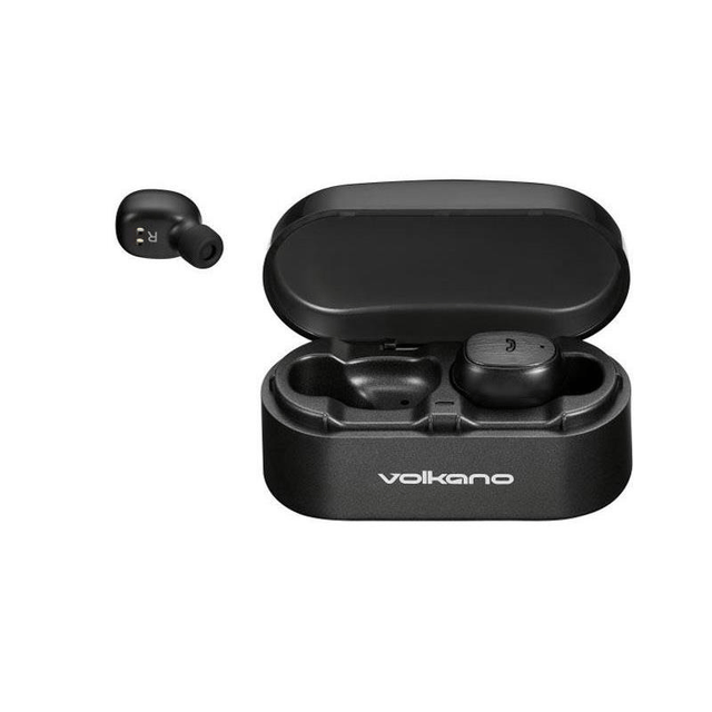 Volkano Virgo Series True Wireless Earphones -Black VK-1122-BK