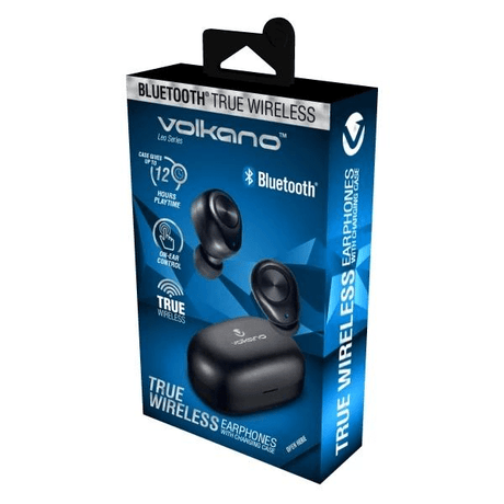 Volkano Leo Series True Wireless Earphones with Charging Case VK-1130-BK