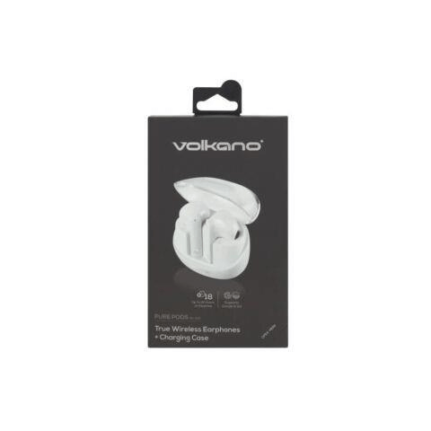 Volkano Pure Pods TWS Bluetooth Earphones - White VK-1157-WT