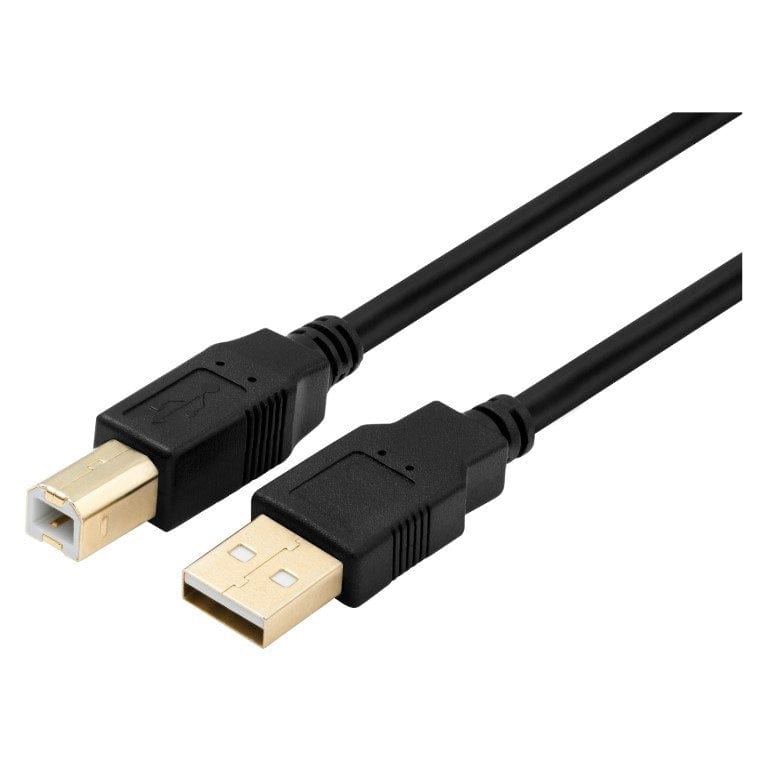 Volkano Print Series 1.8m USB Type A Male to Type B Male Printer Cable Black VK-20016-BK