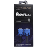 Volkano View Series 1.5m Male to Male VGA Cable Black VK-20018-BK