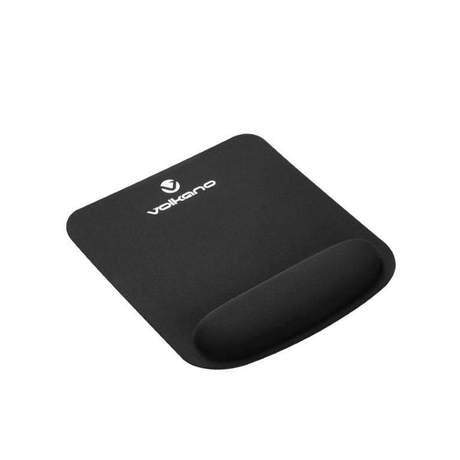 Volkano Rest Series Memory Foam Mousepad Black VK-20023-BK