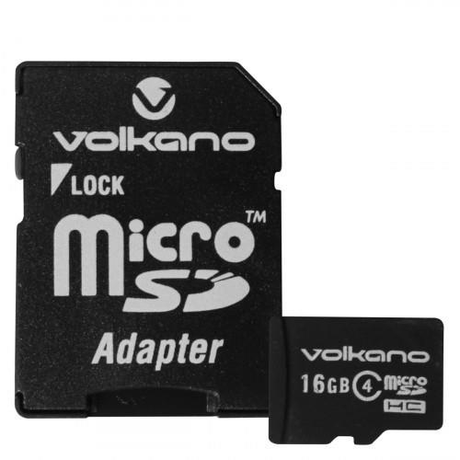 Volkano Micro Series 16GB Micro SD Card Class 4 VK-20030-BK