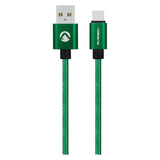 Volkano Fashion Series 1.8m Micro USB Charge and Data Cable Apple Green VK-20060-AGN