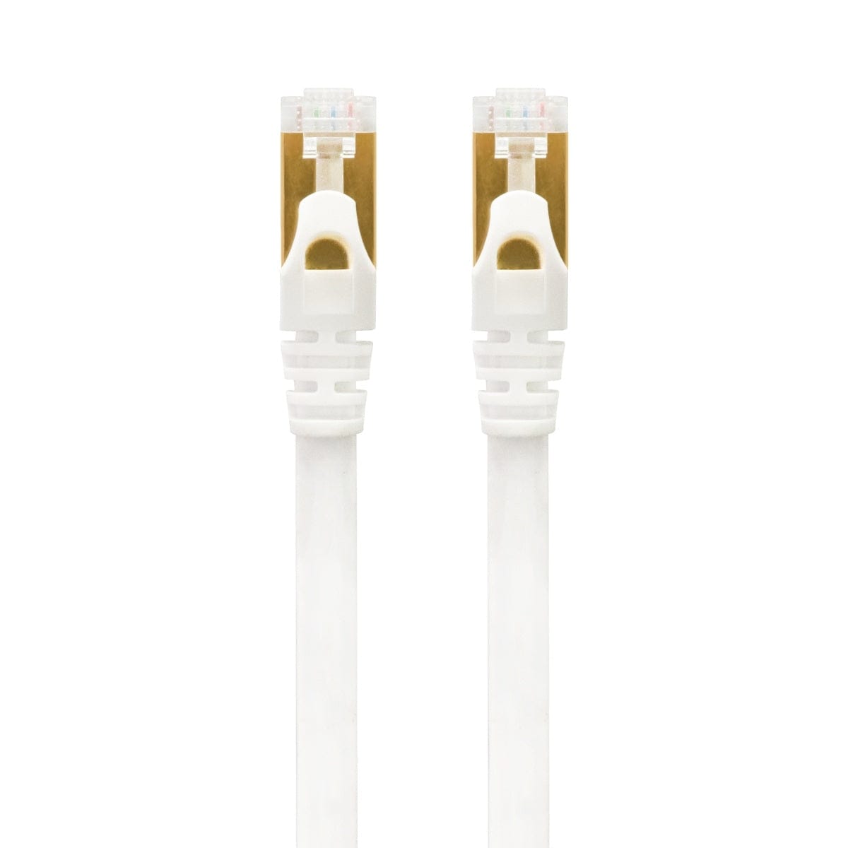 VolkanoX Giga Series 3m Cat7 Ethernet Cable White with Gold tips VK-20064-WT