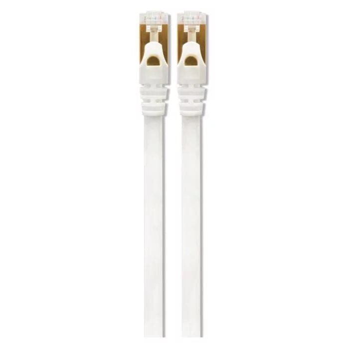 VolkanoX Giga Series 3m Cat7 Ethernet Cable White with Gold tips VK-20064-WT