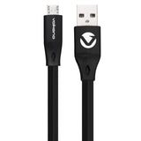 Volkano Slim Series 1.2m Micro USB Charge and Data Cable Black VK-20082-BK