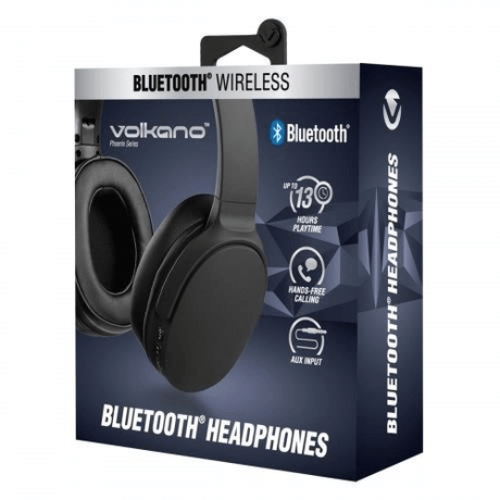 Volkano Phoenix Series Bluetooth Headphones Black VK-2009-BK