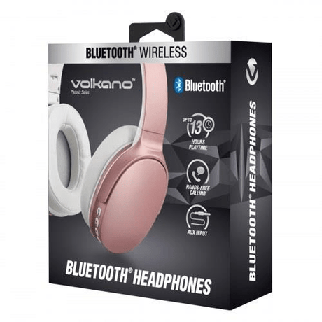 Volkano Phoenix Series Bluetooth Headphones Rose Gold VK-2009-RGD