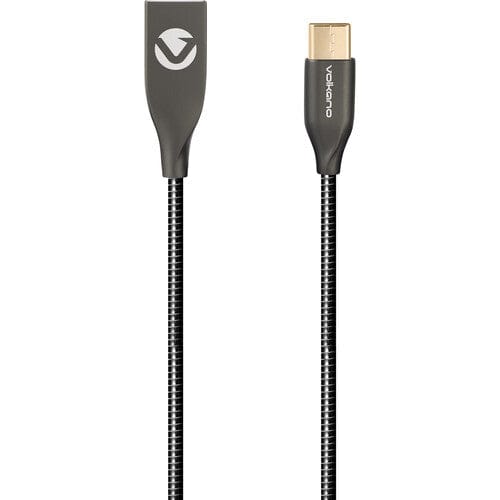 Volkano Iron Series Type-C Charge Cable Black 1.8m VK-20095-BK-6