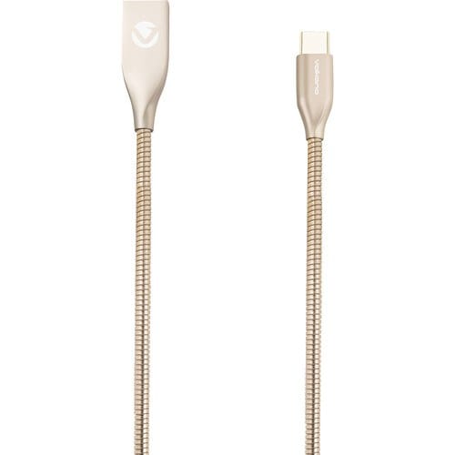 Volkano Iron Series Type-C Charge Cable 1.8m Champaign Gold VK-20095-CG-6