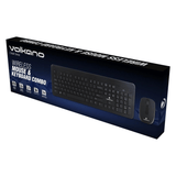 Volkano Cobalt Series Wireless Keyboard and Mouse Combo VK-20120-BK