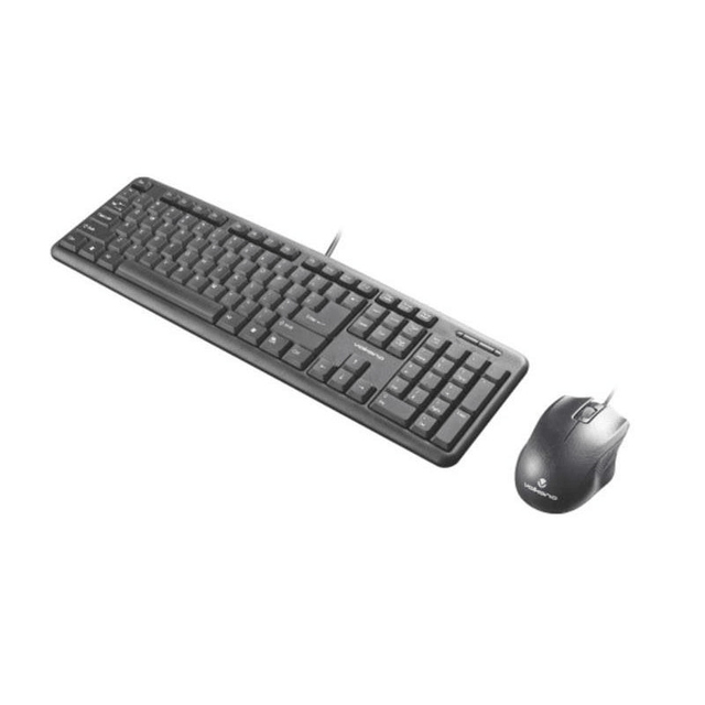 Volkano Krypton Wired Keyboard and Mouse Combo VK-20122-BK