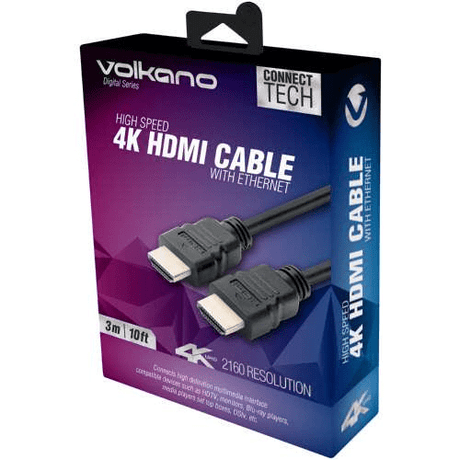 Volkano Digital Series HDMI Cable 3m Black VK-20154-BK