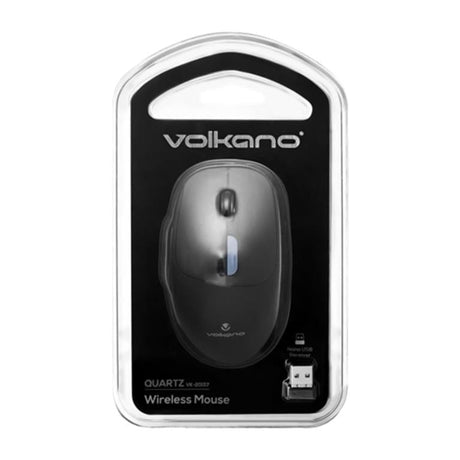 Volkano Quartz Series Wireless 3 LED Indicator Mouse VK-20157-BK