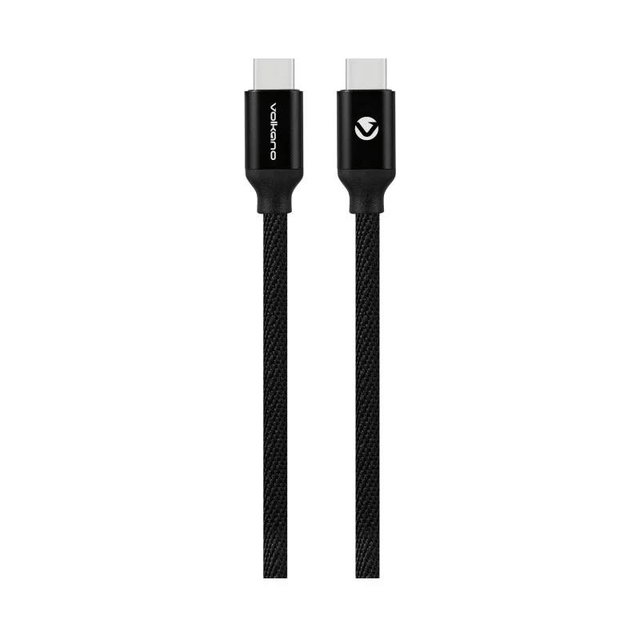 Volkano Weave Series Type-C to Type-C Cable 3m Black VK-20168-BK