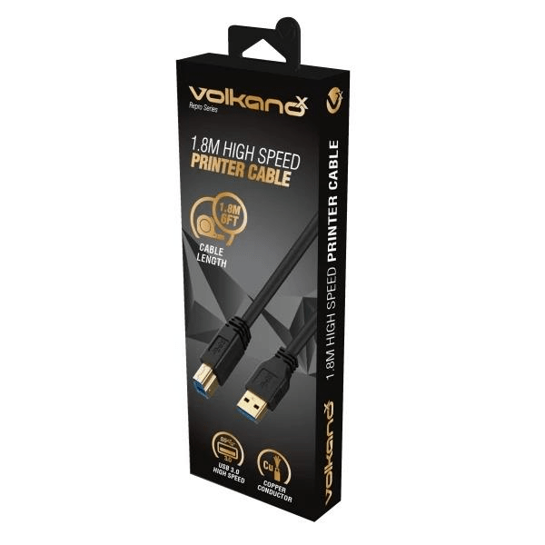 VolkanoX Repro Series Printer Cable 1.8m VK-20185-BK