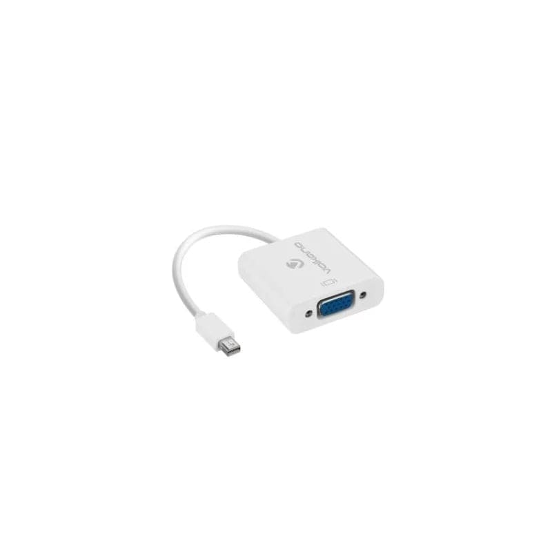 Volkano Miniport Series Mini DisplayPort to VGA Socket Adaptor White VK-20195-WT