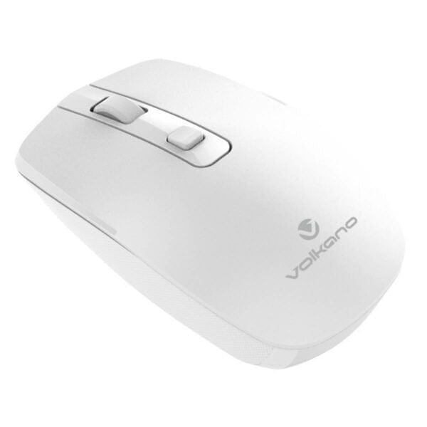 Volkano Granite Series Rechargeable Wireless Mouse - White VK-20196-WT