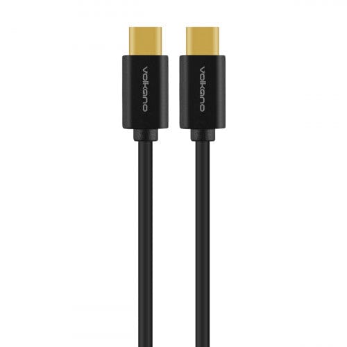 Volkano Connect C Series Type-C to Type-C Cable 0.75m Black VK-20200-BK