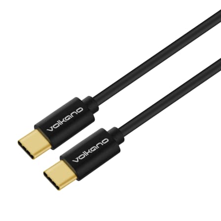 Volkano Connect C Series Type-C to Type-C Cable 0.75m Black VK-20200-BK