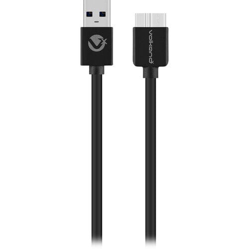 VolkanoX Data Series USB 3.0 Micro USB Cable 1.8m VK-20202-BK