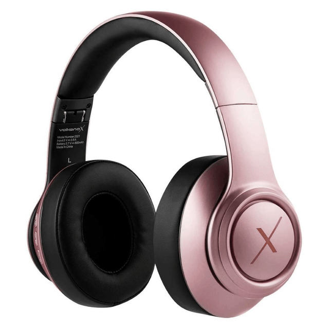 VolkanoX Quasar Series Bluetooth Headphones - Rose Gold VK-2021-RG