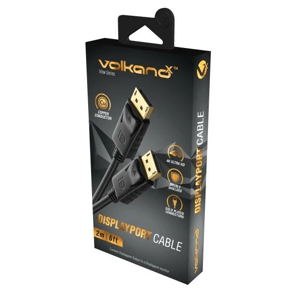 VolkanoX View Series DisplayPort Cable 2m VK-20214-BK