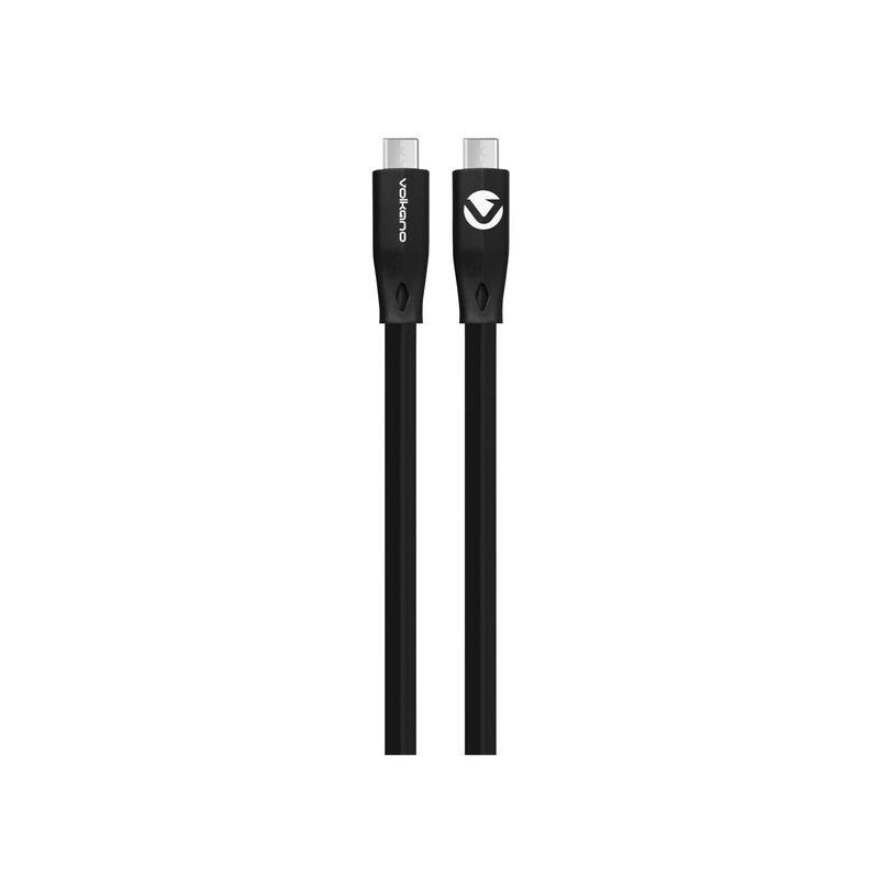 Volkano Slim Series 1.2m Type-C to Type-C Cable VK-20227-BK