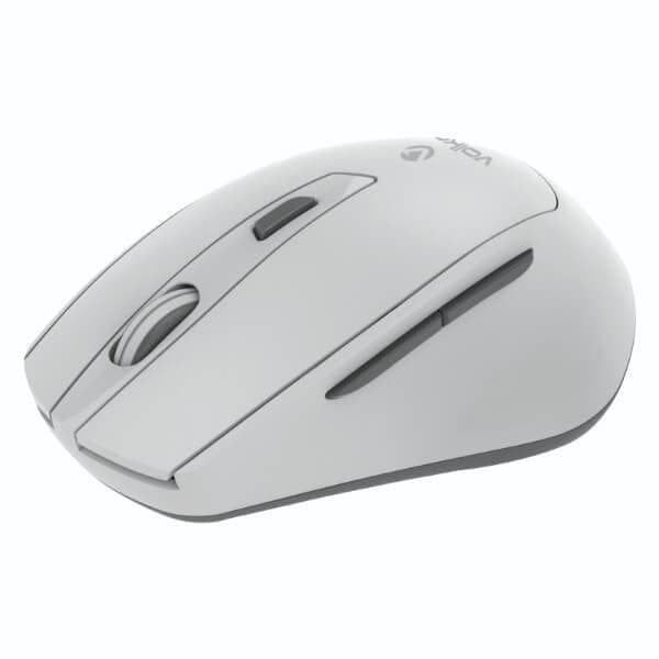 Volkano Chrome Series 2.4GHz Wireless Ergonomic Mouse - Gray VK-20234-GY