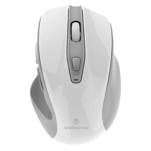 Volkano Aurum Series Rechargeable Bluetooth 2.4GHz Mouse - White VK-20235-WT