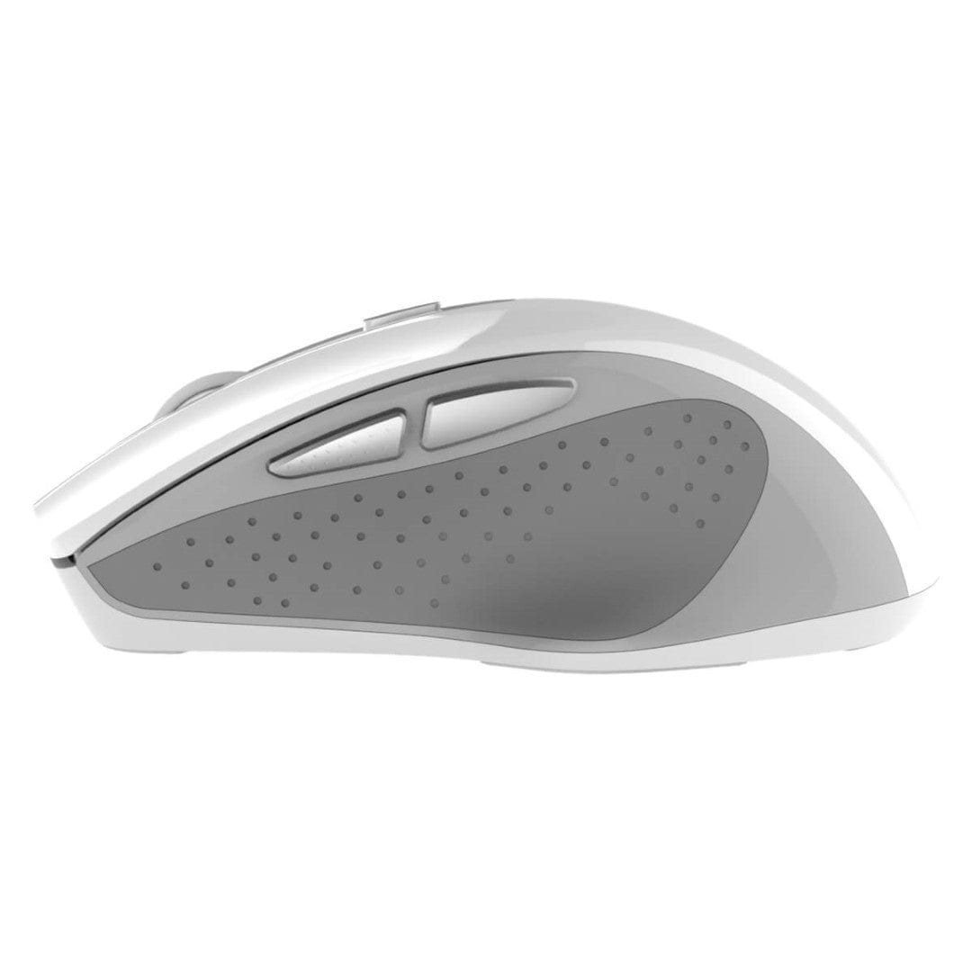 Volkano Aurum Series Rechargeable Bluetooth 2.4GHz Mouse - White VK-20235-WT