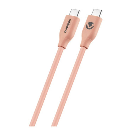 Volkano Flexi Series 60W Type-C to Type-C Charging Cable 2.5m Pink VK-20266-PK