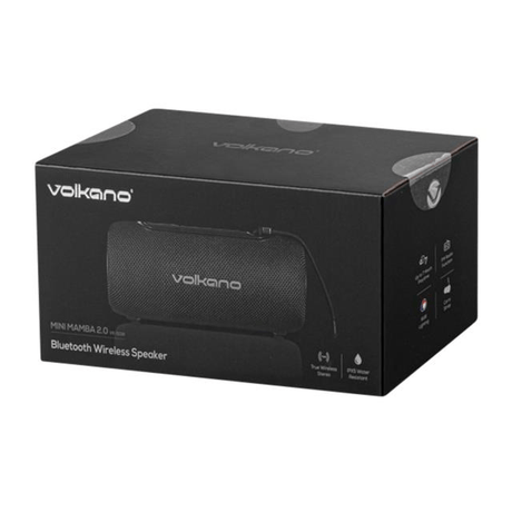 Volkano Mini Mamba 2.0 Series Bluetooth Speaker Black VK-3138-BK