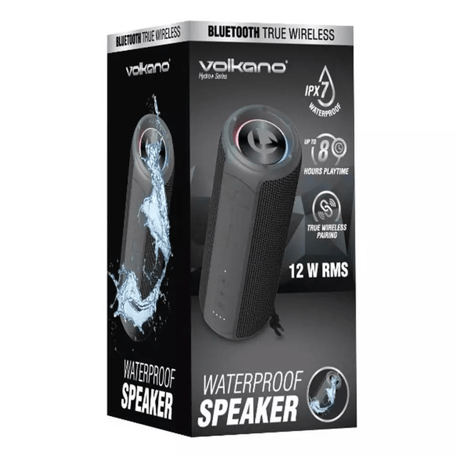 Volkano Hydro Series IPX7 Bluetooth Speaker Black VK-3459-BK