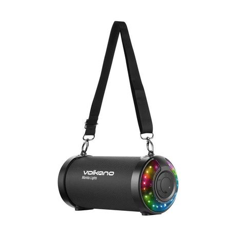 Volkano Mamba Lights Series Bluetooth Speaker With RGB Lights VK-3500-BK