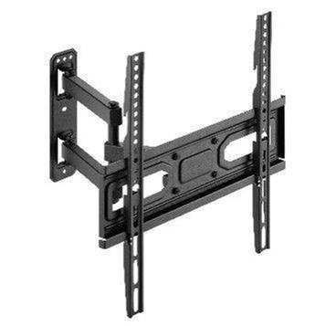 Volkano Steel Series 32 to 65-inch Universal Double Arm Full Motion Mount with Tilt and Swivel VK-4029-BK