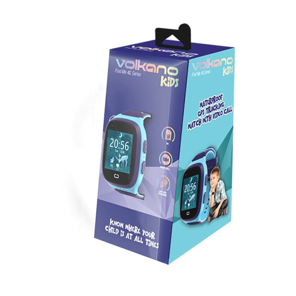 Volkano Find Me 4G series GPS Tracking Watch with Camera Blue