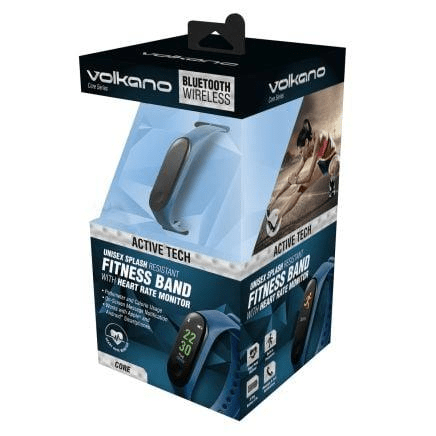 Volkano Active Tech Core Series Water Resistance Fitness Band Blue VK-5065-BL