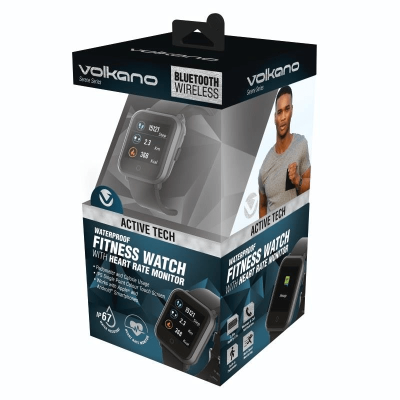 Volkano Endeavour Series IP68 Active Tech Smart Watch VK-5079-BK