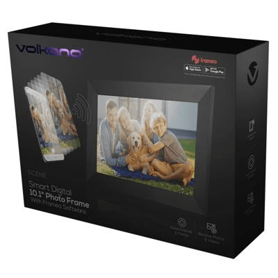 Volkano Scene Series Smart Photo Frame with built-in Frameo Software VK-5150-BK