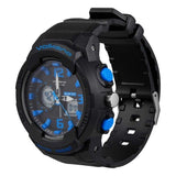 Volkano Session Series Sports Watch Black and Blue VK-5202-BKBL